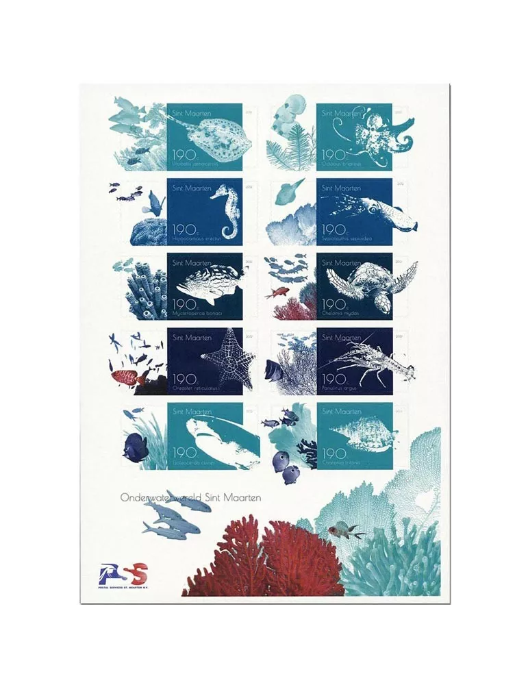 n° 509/518 - Timbre SAINT-MARTIN Poste