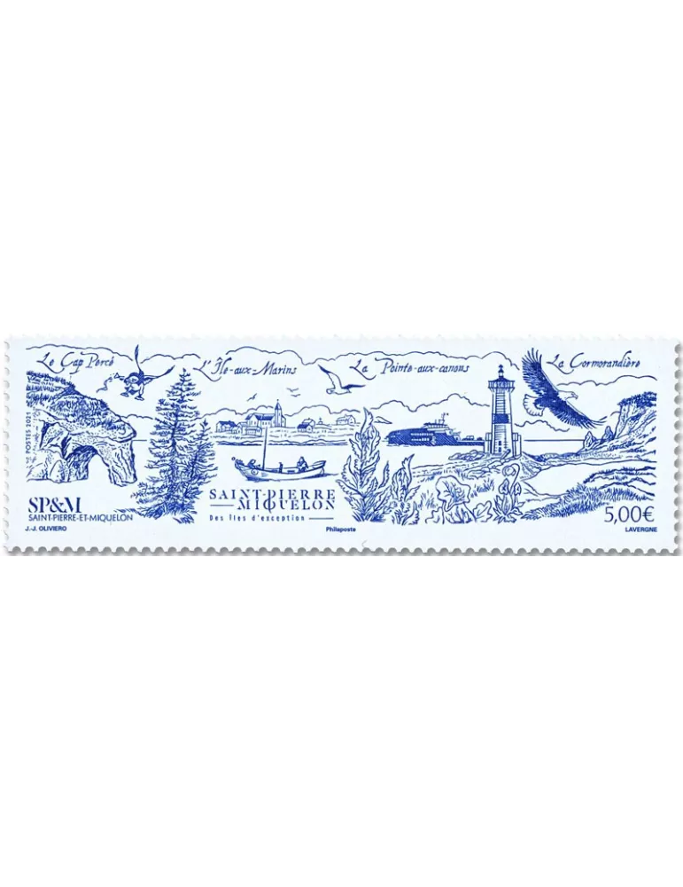 n° 1268 - Timbre Saint-Pierre et Miquelon Poste