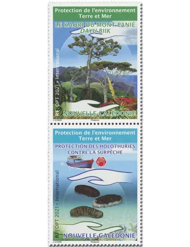 n° 1411/1412 - Timbre Nlle Calédonie Poste