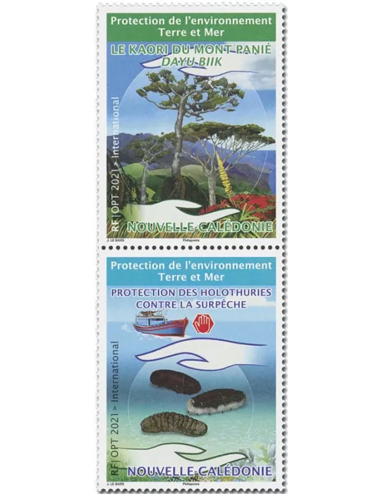 n° 1411/1412 - Timbre Nlle Calédonie Poste
