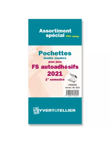 Assortiment de pochettes (double soudure) : 2021 - 2e sem. (Jeux Autoadhésifs)