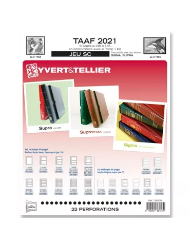TAAF SC : 2021 (JEUX AVEC POCHETTES)