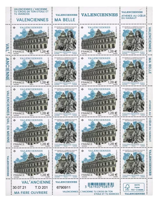 n° F41 - Timbre France Feuillets de France (n° 5523)