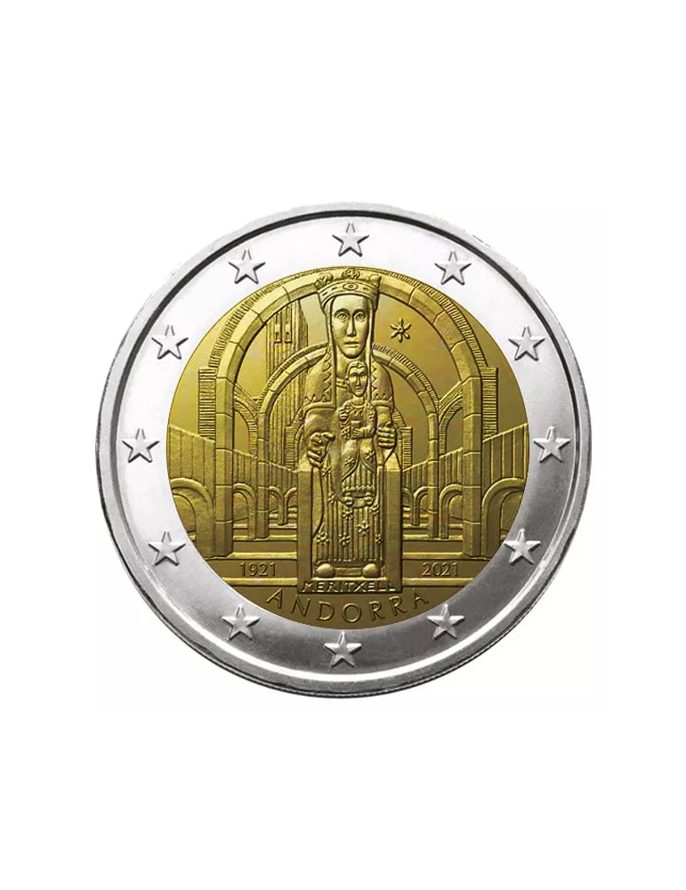 BU : 2 EURO COMMEMORATIVE 2021 : ANDORRE (Couronnement de Notre-Dame de Meritxell)