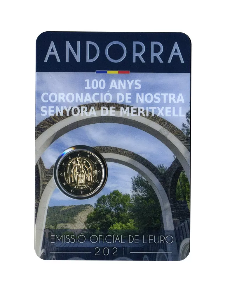 BU : 2 EURO COMMEMORATIVE 2021 : ANDORRE (Couronnement de Notre-Dame de Meritxell)