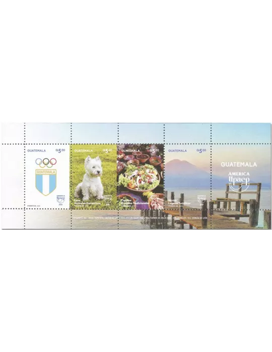 n° 48 - Timbre GUATEMALA Blocs et feuillets