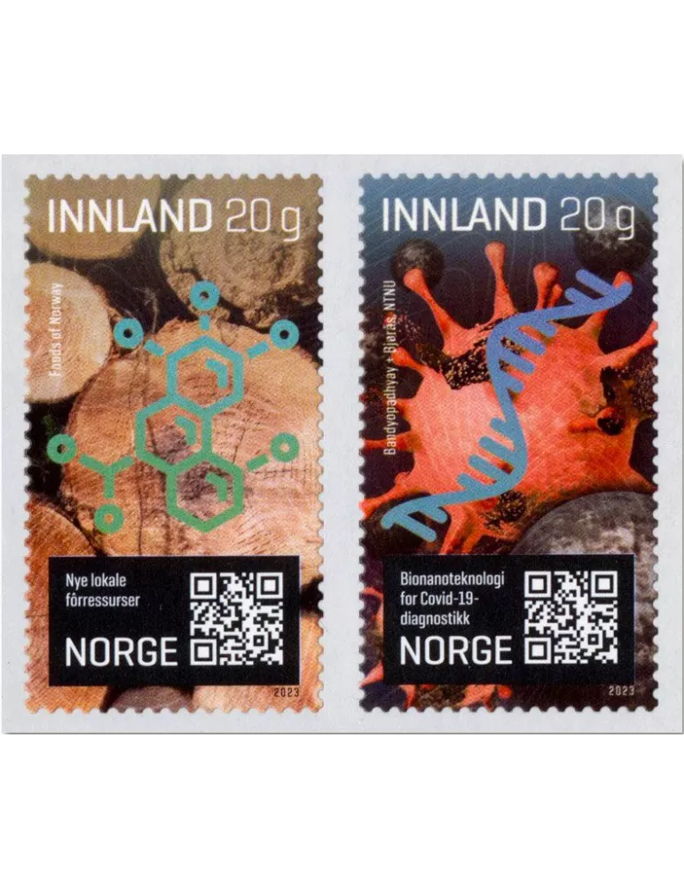 n° 2044/2045 - Timbre NORVEGE Poste