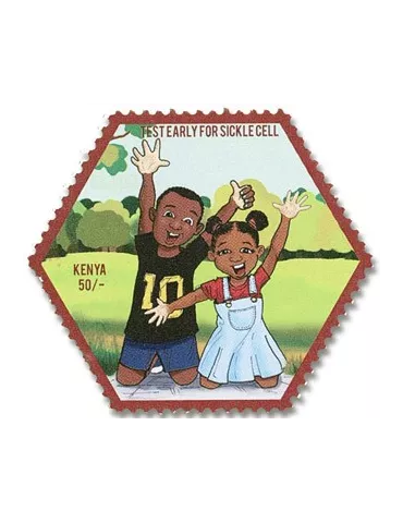 n° 1041/1044 - Timbre KENYA Poste 2