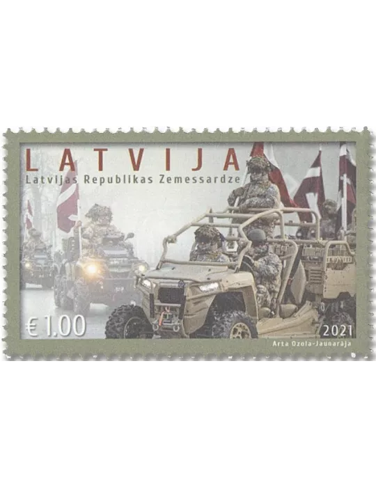 n° 1112 - Timbre LETTONIE Poste