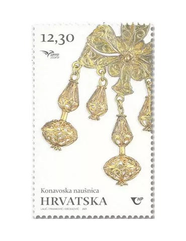 n° 1417 - Timbre CROATIE Poste