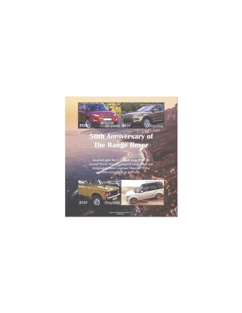 n° 7196/7199 - Timbre GUYANA Poste