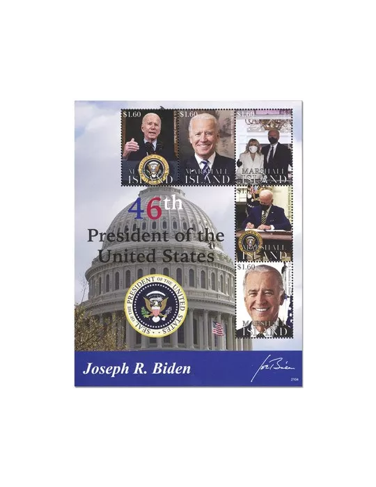 n° 4145/4149 - Timbre MARSHALL Poste