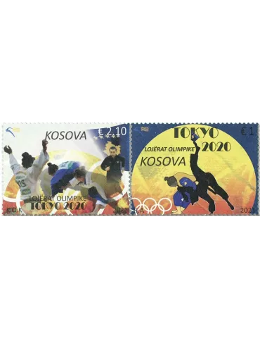 n° 382/383 - Timbre KOSOVO Poste