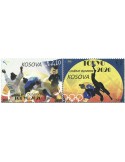 n° 382/383 - Timbre KOSOVO Poste