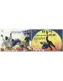 n° 382/383 - Timbre KOSOVO Poste