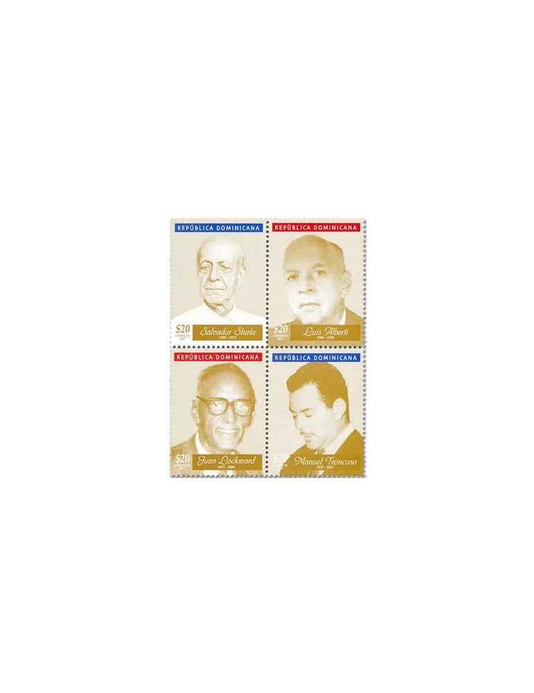 n° 2220/2223 - Timbre DOMINICAINE Poste