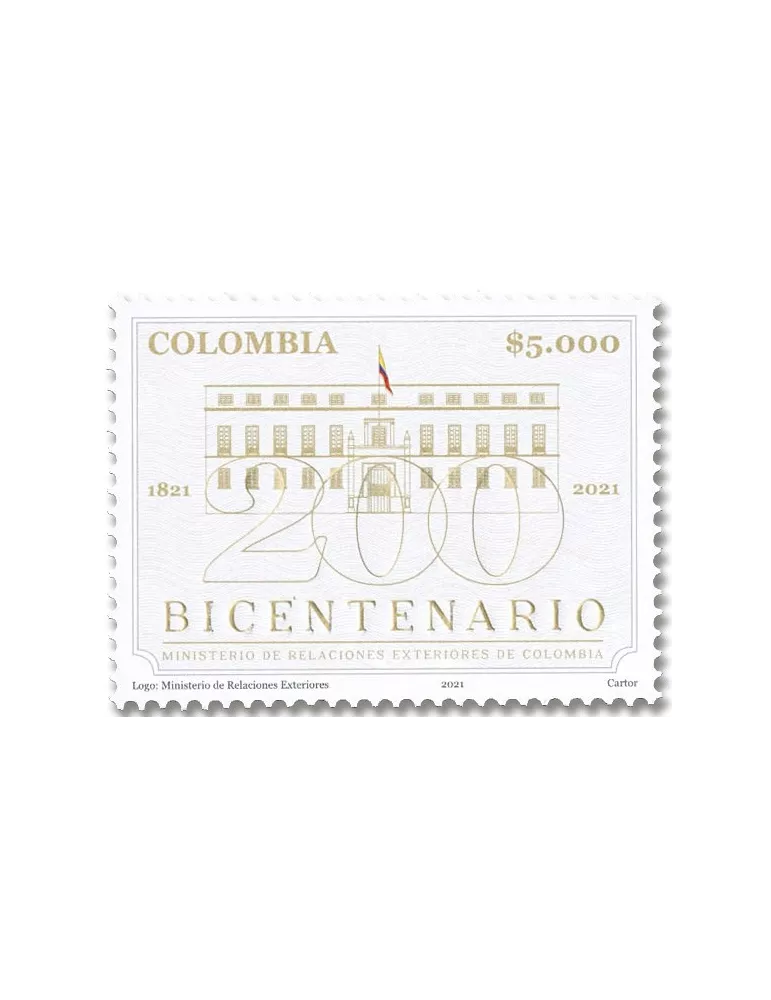 n° 2231 - Timbre COLOMBIE Poste