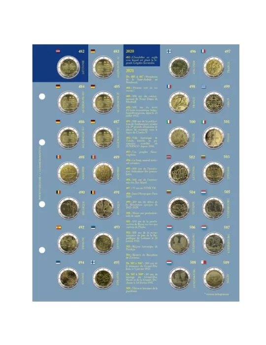 Recharges 2€ COMMÉMORATIFS (2021)