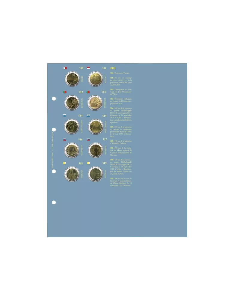 Recharges 2€ COMMÉMORATIFS (2021)