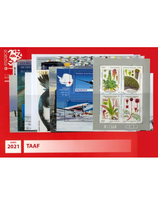 n° F958/F992 - Timbre TAAF Année complète (2021)
