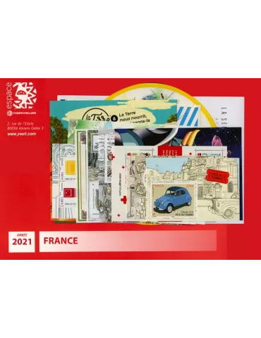 n° 5459/5544 - Timbre France Année complète (2021)