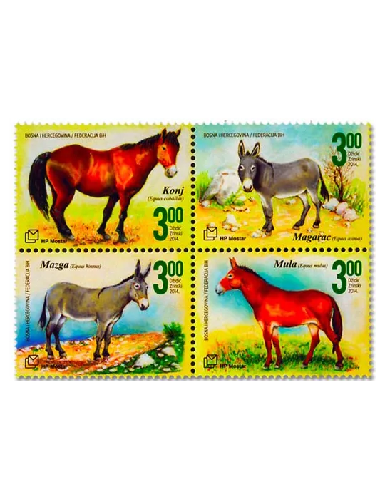 n° 361/364 - Timbre HERCEG-BOSNA Poste