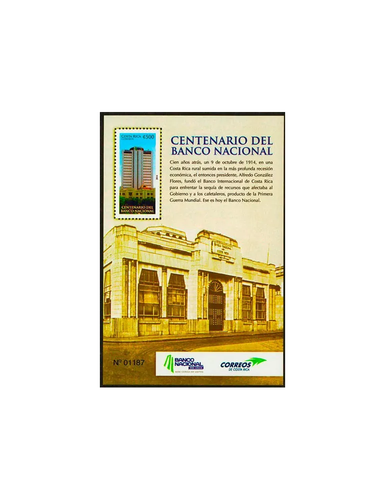 n° 35 - Timbre COSTA RICA Blocs et feuillets