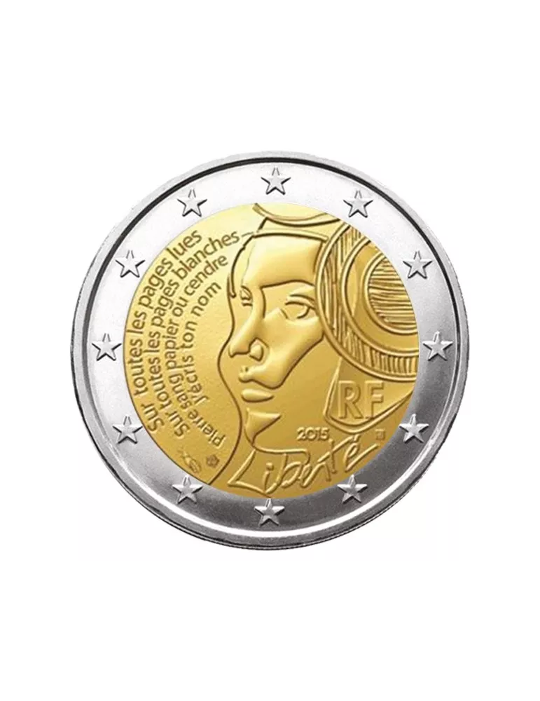 2 EURO COMMEMORATIVE 2015 : FRANCE (fête de la fédération)