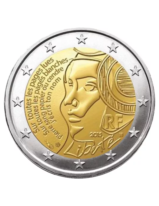 2 EURO COMMEMORATIVE 2015 : FRANCE (fête de la fédération)