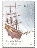 n° 1225/1226 - Timbre NORFOLK Poste