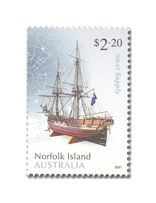 n° 1225/1226 - Timbre NORFOLK Poste