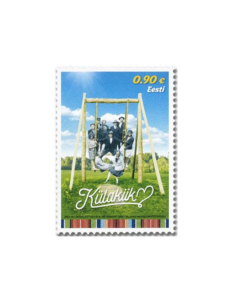 n° 932 - Timbre ESTONIE Poste