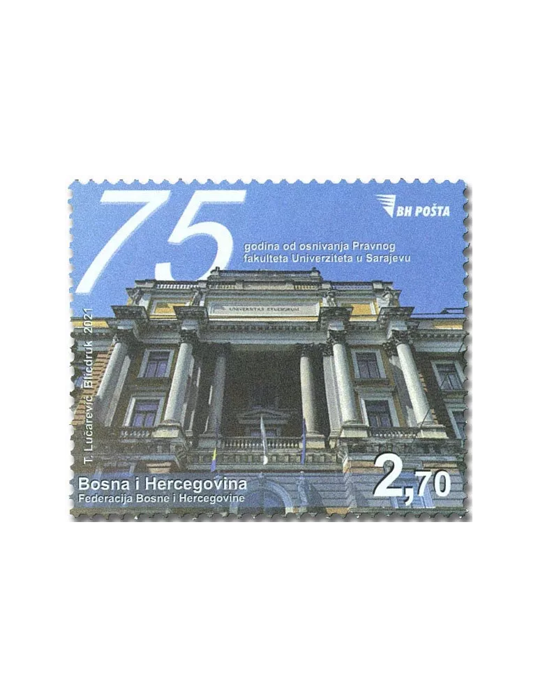 n° 859 - Timbre BOSNIE-HERZEGOVINE Poste