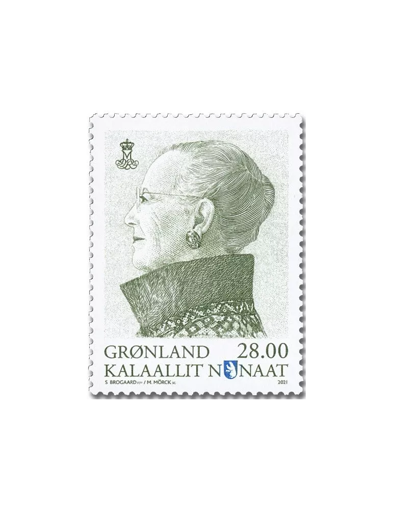 n° 857 - Timbre GROENLAND Poste