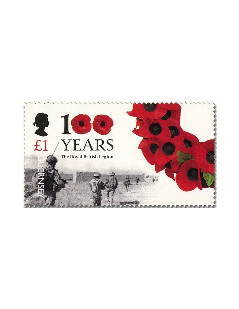 n° 1886 - Timbre GUERNESEY Poste