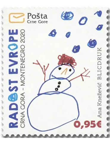 n° 450 - Timbre MONTENEGRO Poste