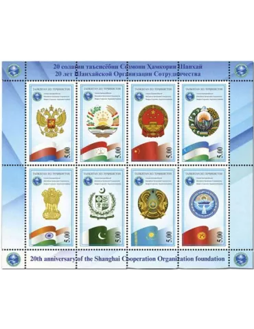 n° 745/752 - Timbre TADJIKISTAN Poste