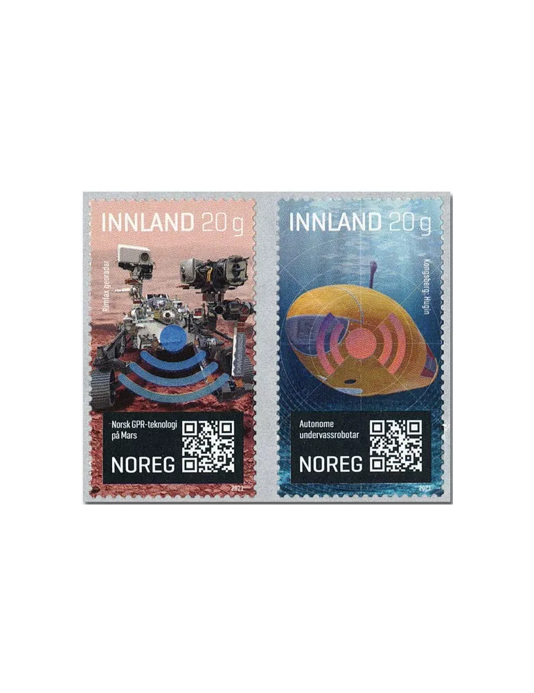 n° 1994/1995 - Timbre NORVEGE Poste