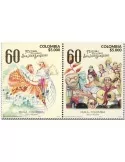n° 2244/2245 - Timbre COLOMBIE Poste