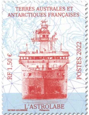 n° F1009 - Timbre TAAF Poste 2