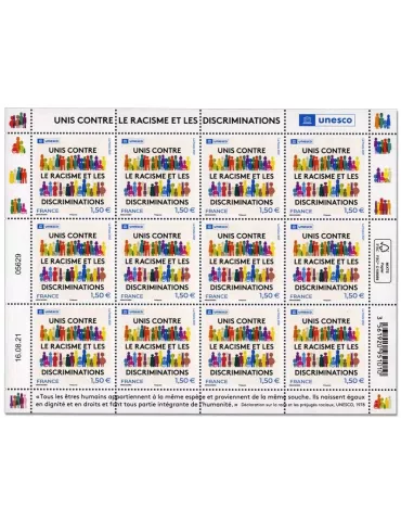 n° F1 - Timbre France Feuillets de France (Service n° 180)