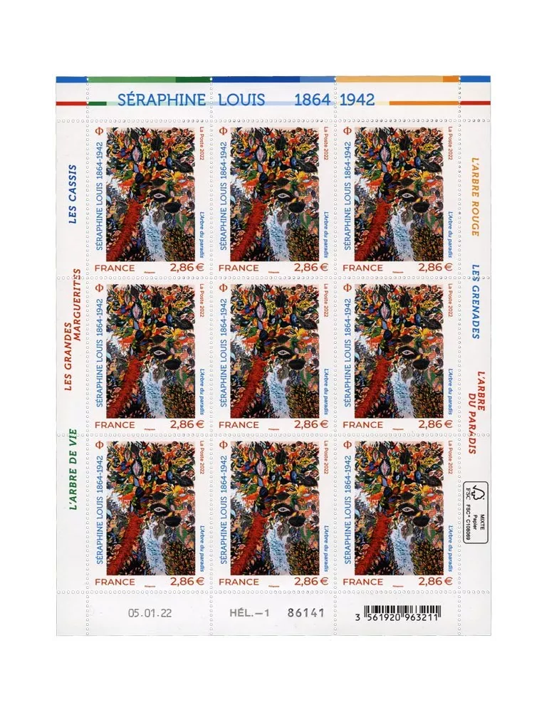 n° F52 - Timbre France Feuillets de France (n° 5560)