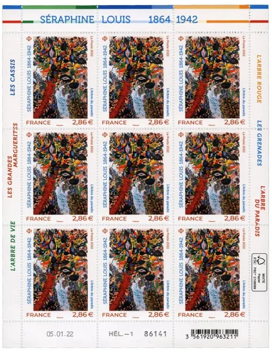 n° F52 - Timbre France Feuillets de France (n° 5560)