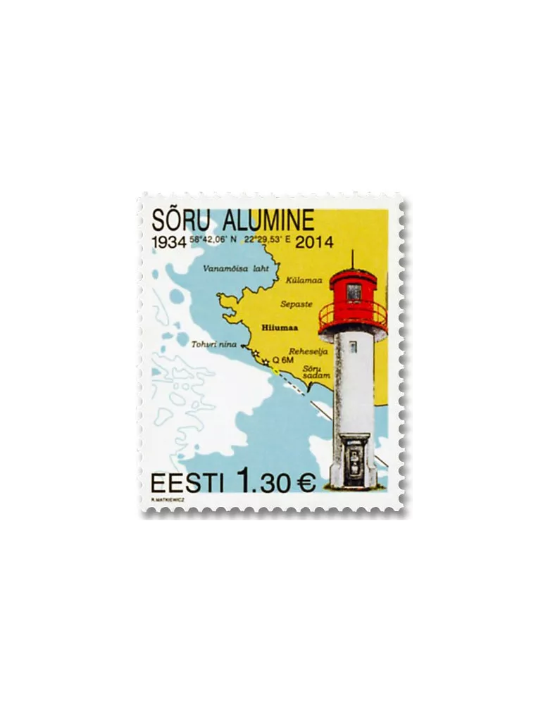 n° 745/746 - Timbre ESTONIE Poste