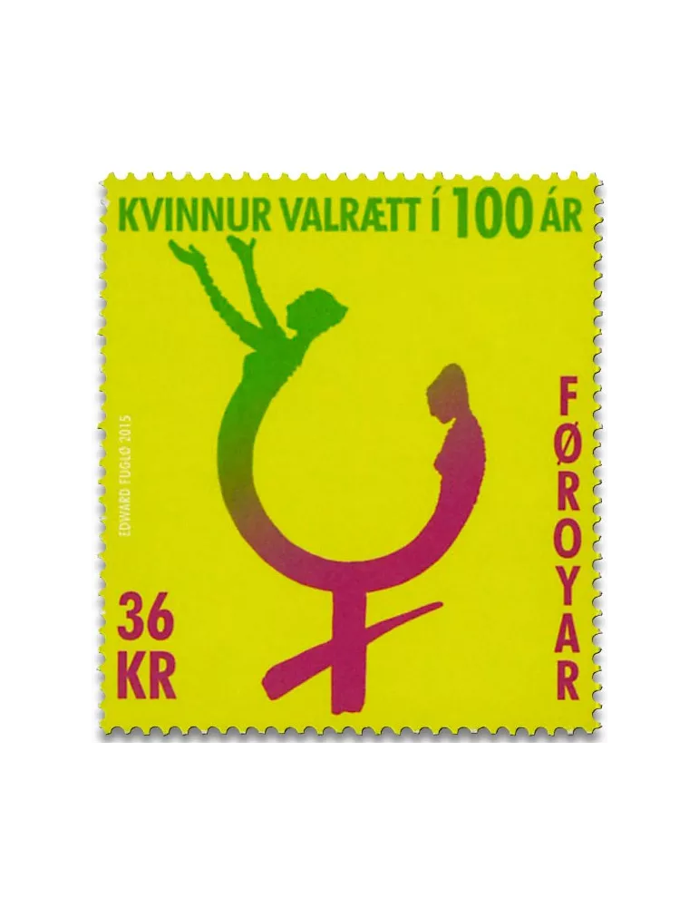 n° 819 - Timbre ILE FEROE Poste