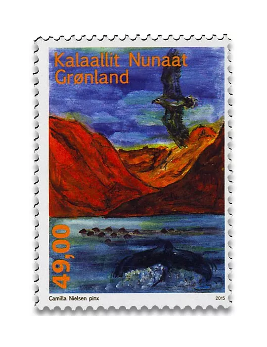 n° 664/665 - Timbre GROENLAND Poste