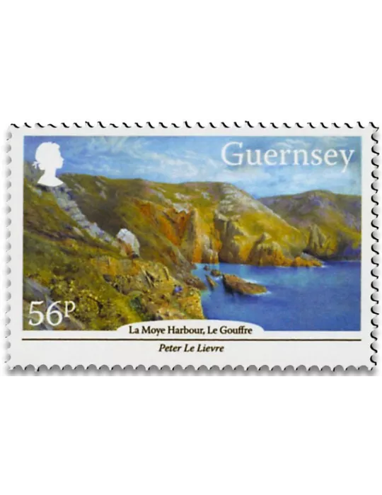 n° 1543 et n°1544/1548 - Timbre GUERNESEY Poste