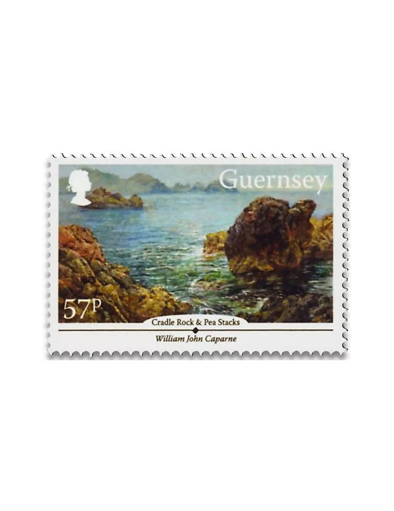 n° 1543 et n°1544/1548 - Timbre GUERNESEY Poste