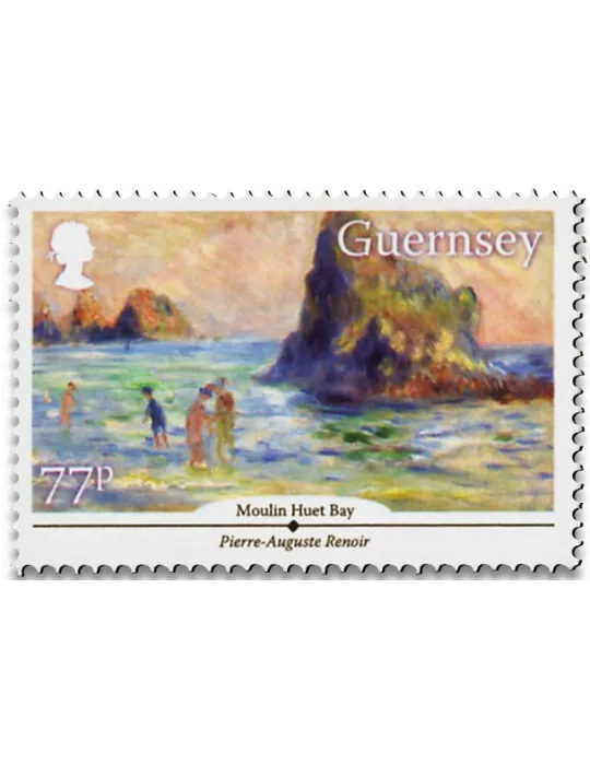 n° 1543 et n°1544/1548 - Timbre GUERNESEY Poste