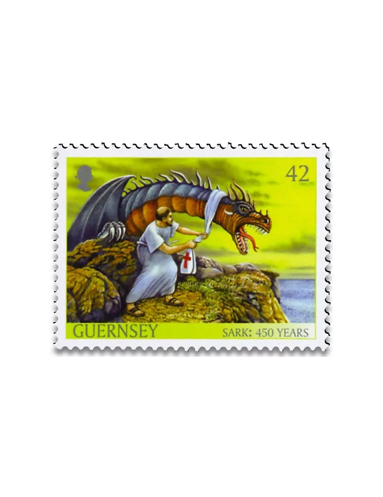 n° 1549/1553 - Timbre GUERNESEY Poste
